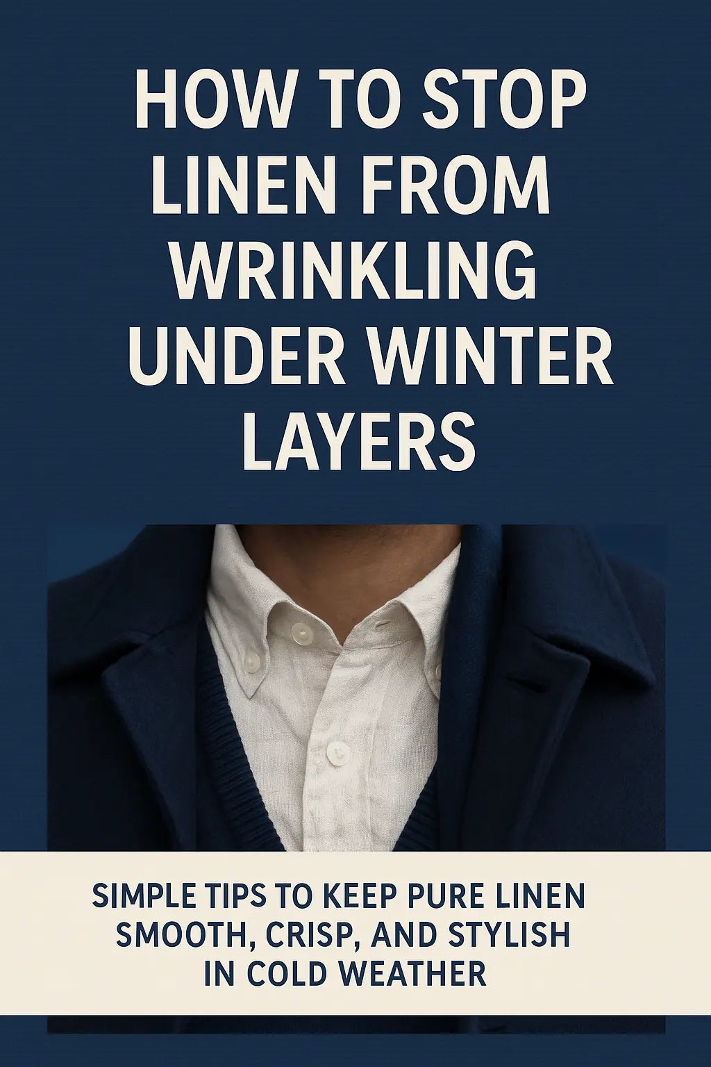 How to Stop Linen from Wrinkling Under Winter Layers