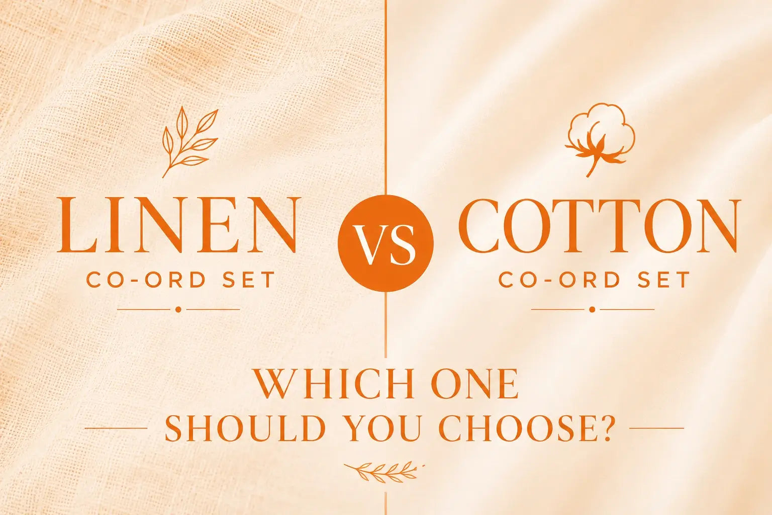 Linen Co-ord Set vs Cotton Co-ord Set: Which One Should You Choose?