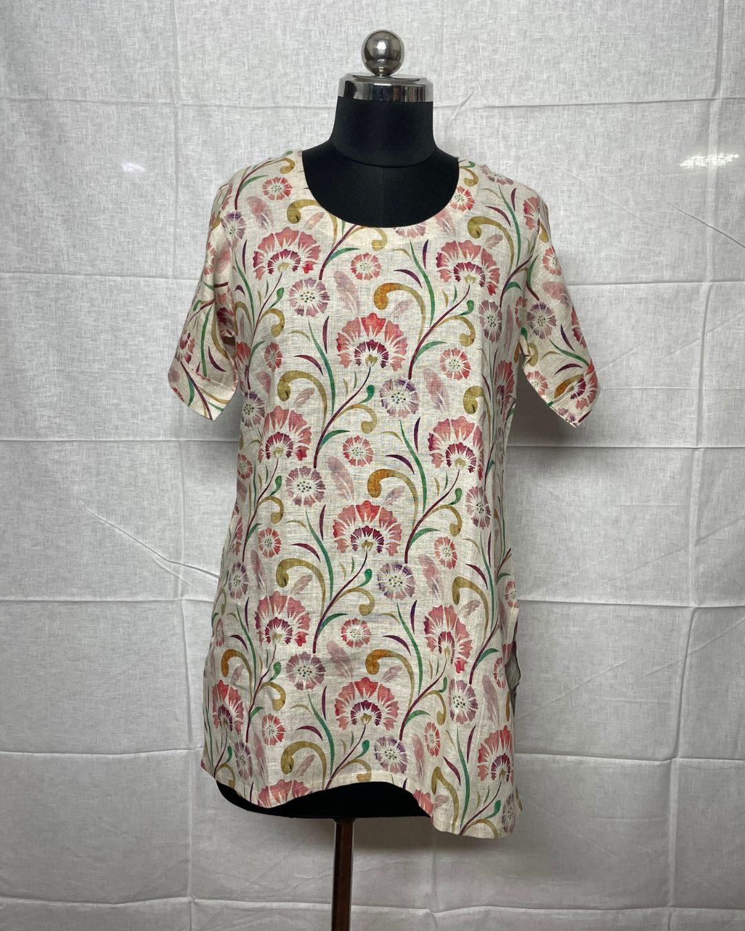 Short Linen Kurti