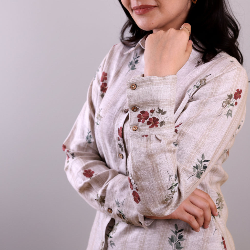 Floral Linen Shirt
