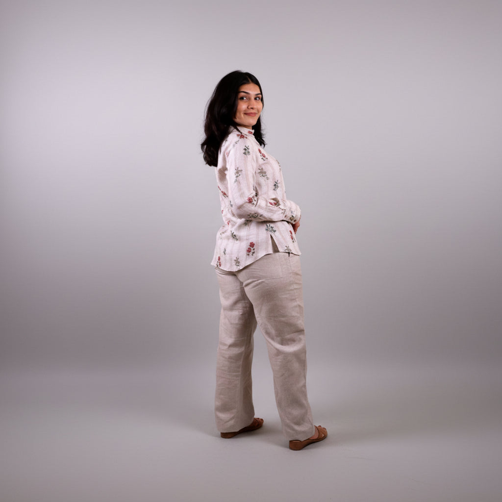 Floral Linen Shirt