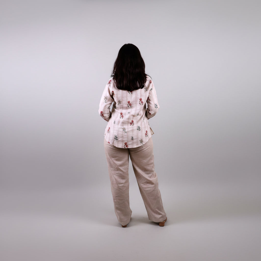 Floral Linen Shirt