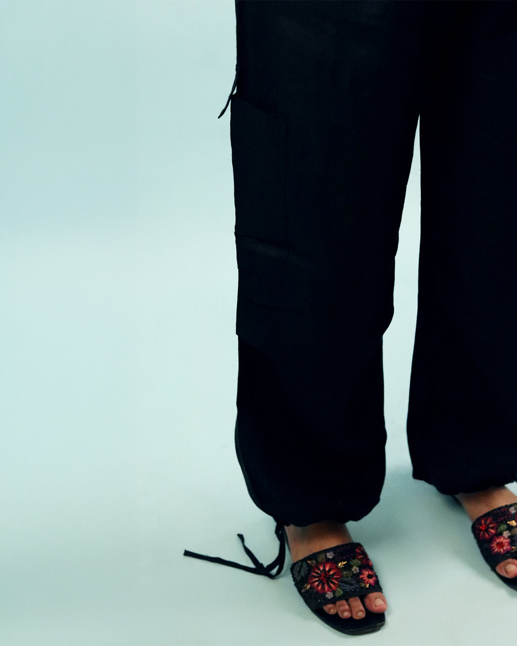 Pure Linen Co-ord Set in Black