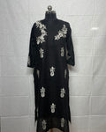 Midnight Linen Kurti