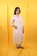 Natural A Line Kurti Set