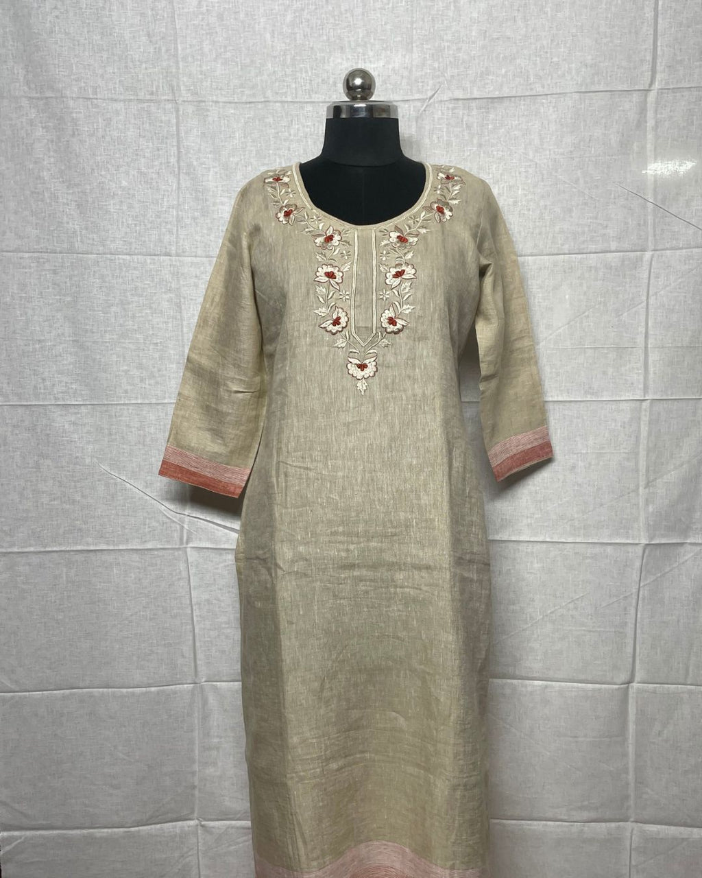 Sahara Bloom Linen Kurti
